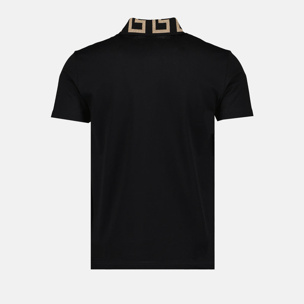 Polos Polo Medusa Greca Versace Negro Homme