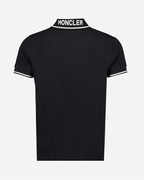 Polos Polo à logo et liseré Moncler Preto Homme