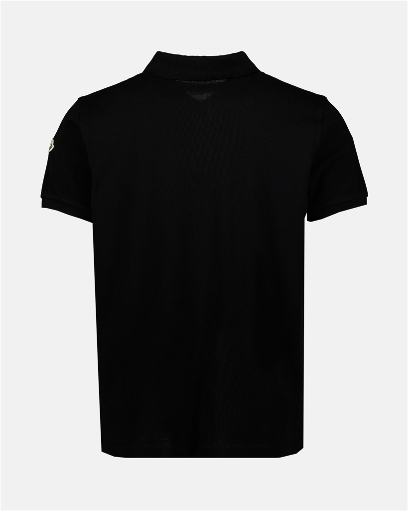 Polos Polo à logo Moncler Negro Homme
