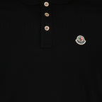 Polos Polo à logo Moncler Negro Homme