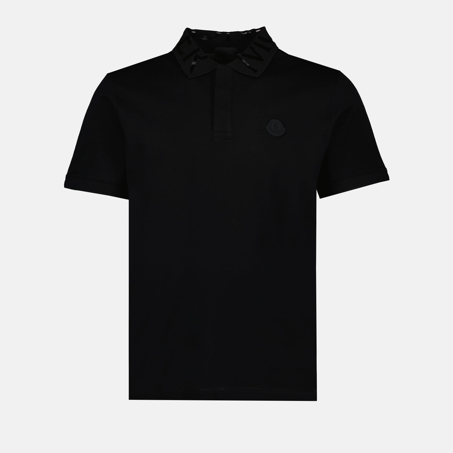 Polos Polo à logo Moncler Negro Homme