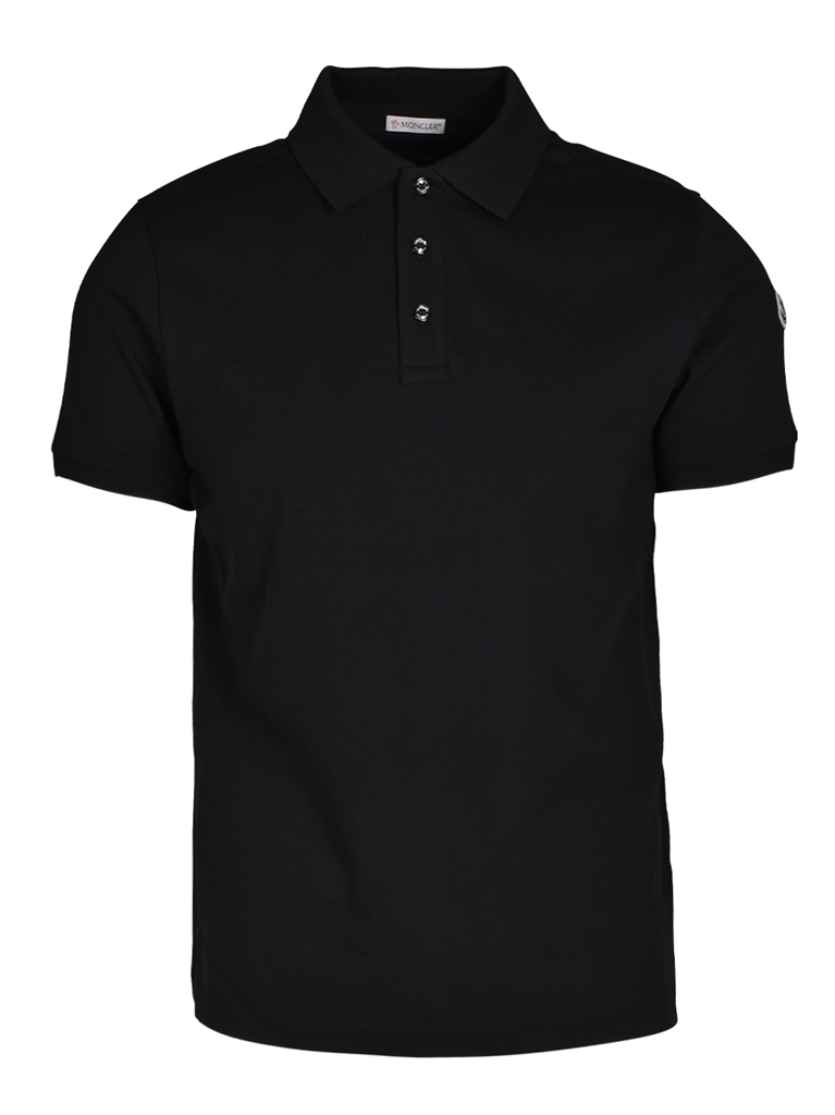 Polos Polo à logo Moncler Preto Homme