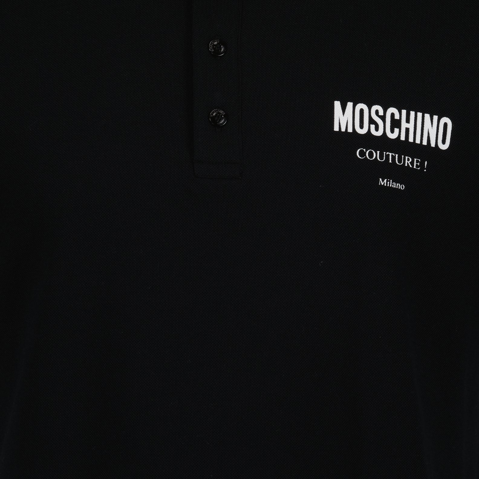 Polos Polo à logo Moschino Negro Homme