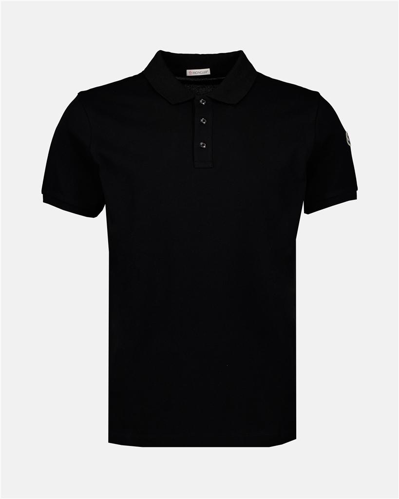 Polos Polo à logo Moncler Preto Homme