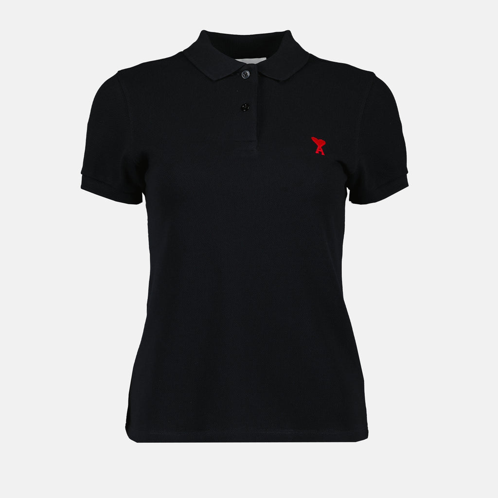 Polo noir Ami de Coeur