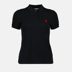 Polo noir Ami de Coeur
