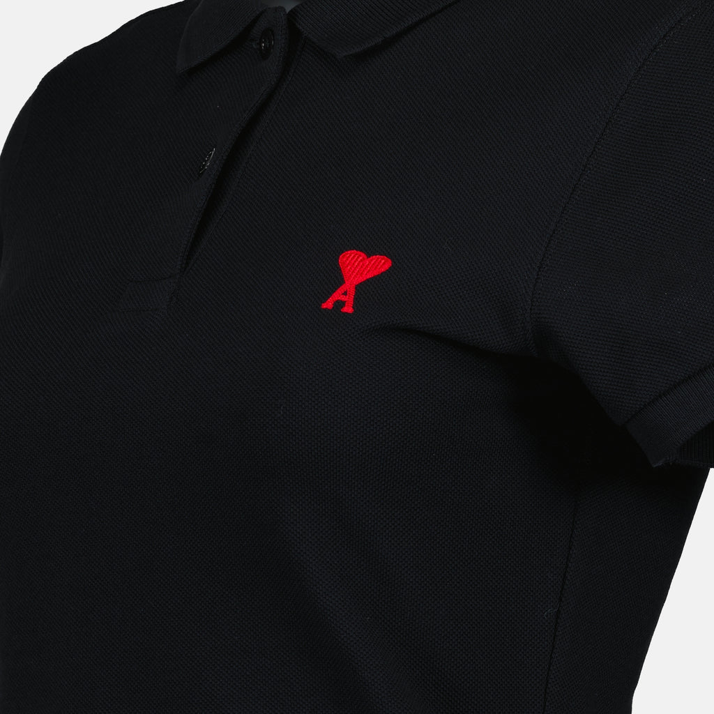 Polo noir Ami de Coeur