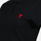 Polo noir Ami de Coeur