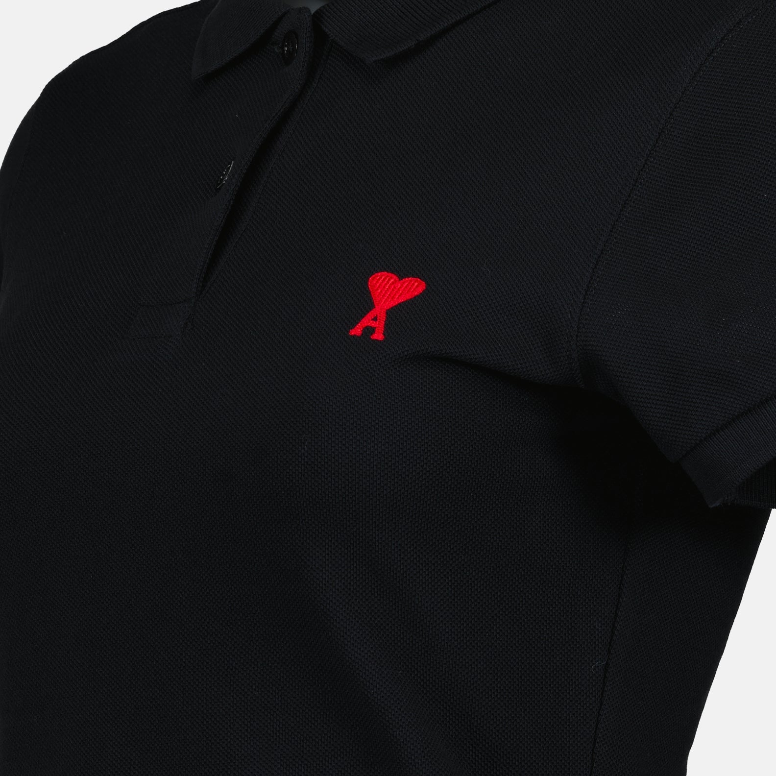 Polo noir Ami de Coeur