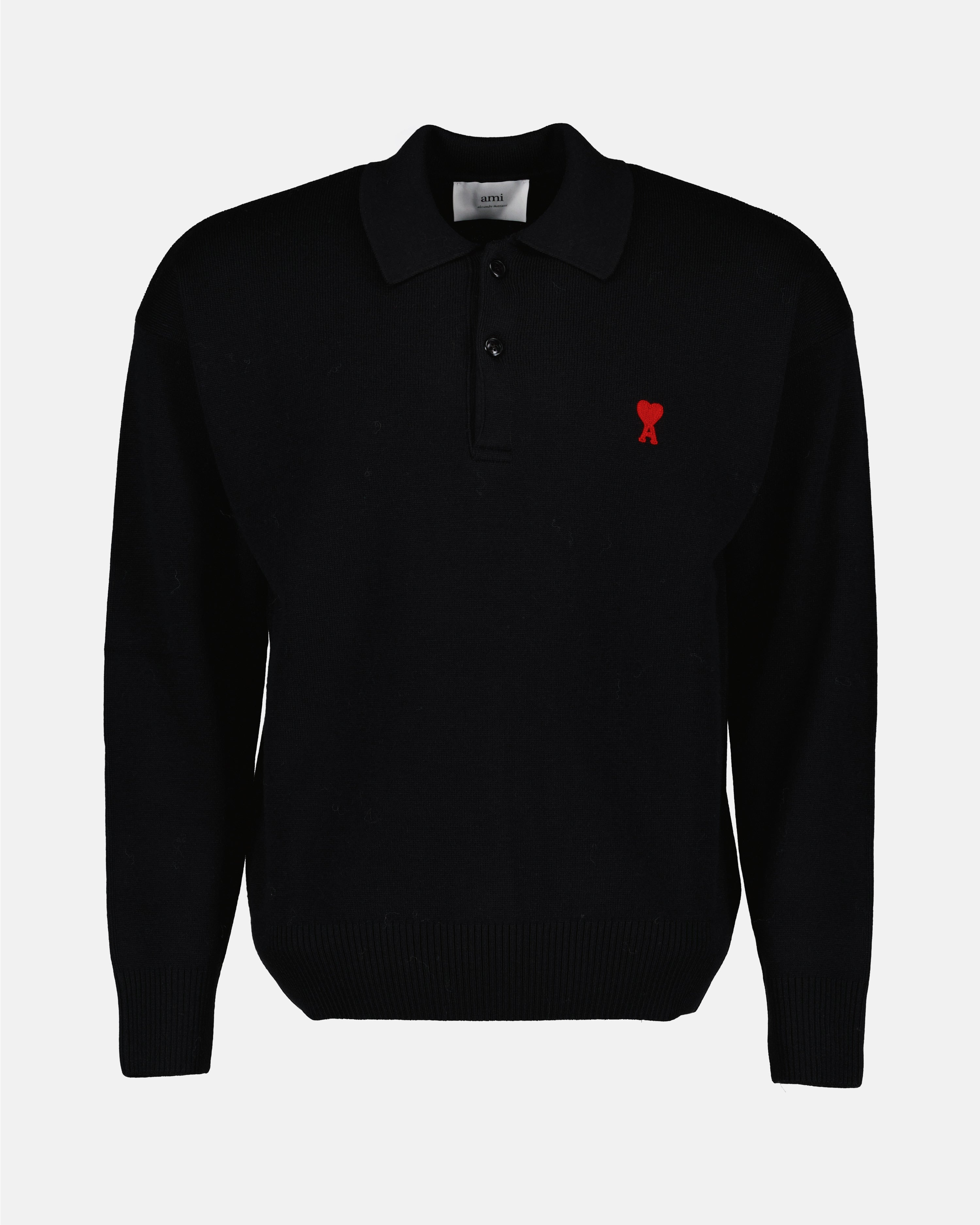 Polos Polo Ami de Coeur Ami PARIS Negro Homme