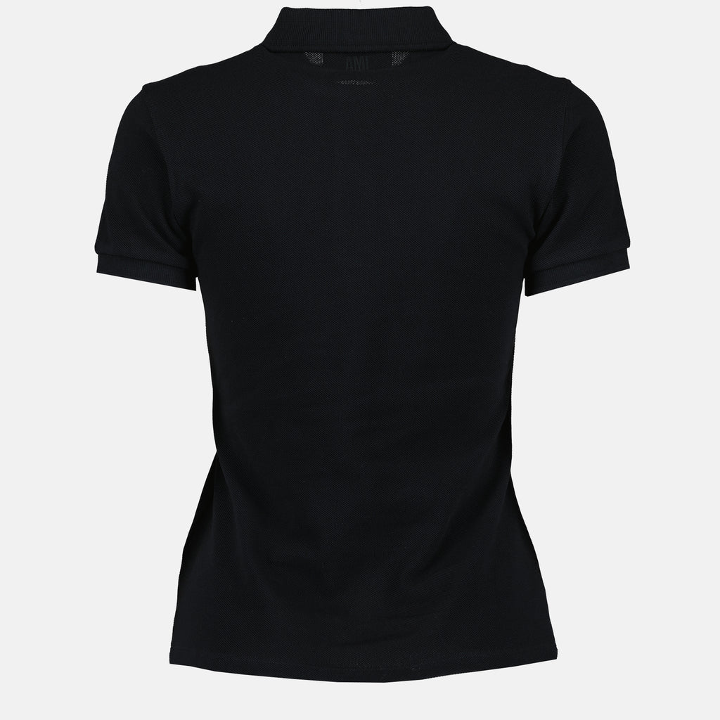 Polo noir Ami de Coeur