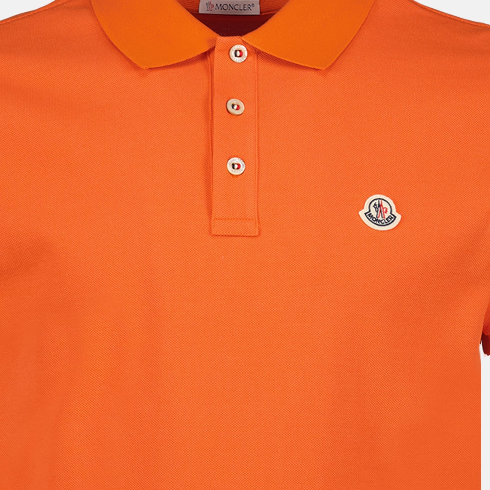 Polos Polo à logo Moncler Naranja Homme