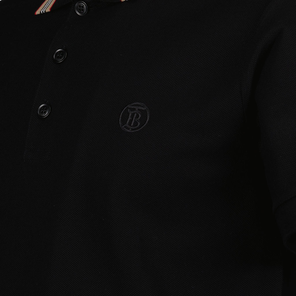 폴로 셔츠 Polo Pierson Burberry 검은색 Homme