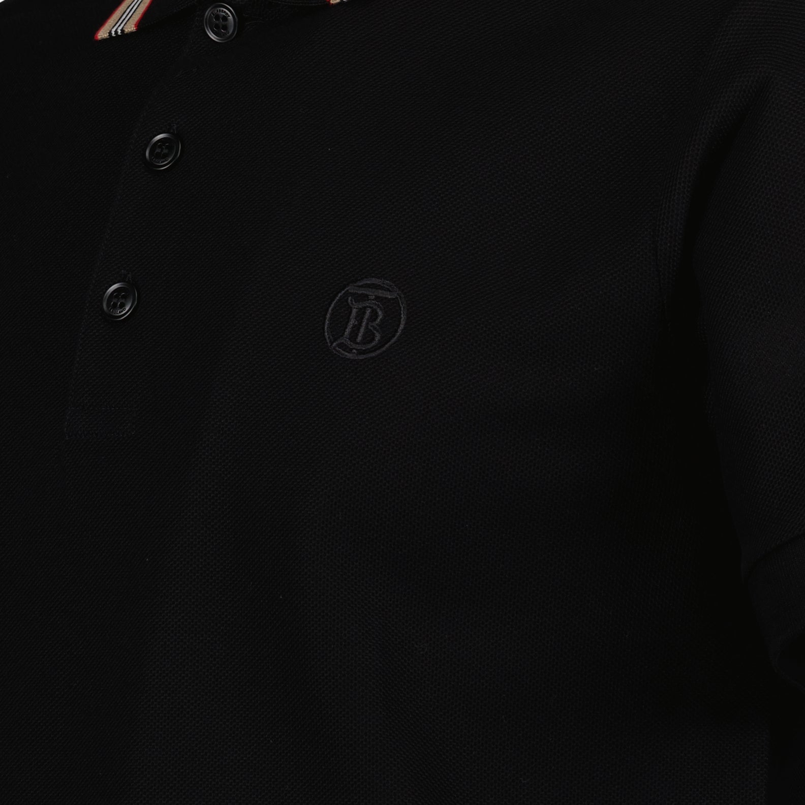 Polos Polo Pierson Burberry Negro Homme