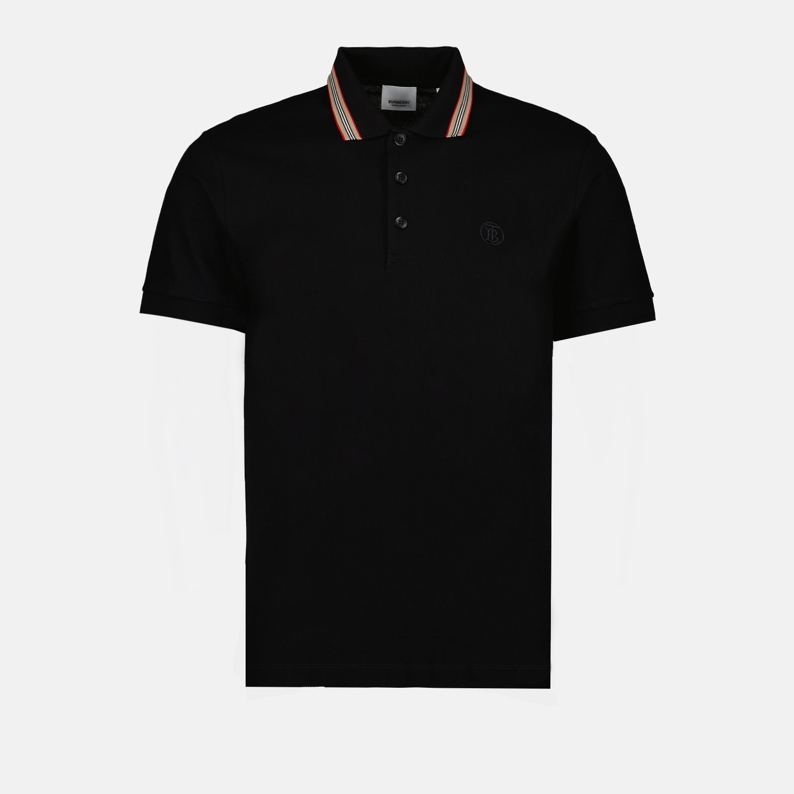 Polos Polo Pierson Burberry Negro Homme