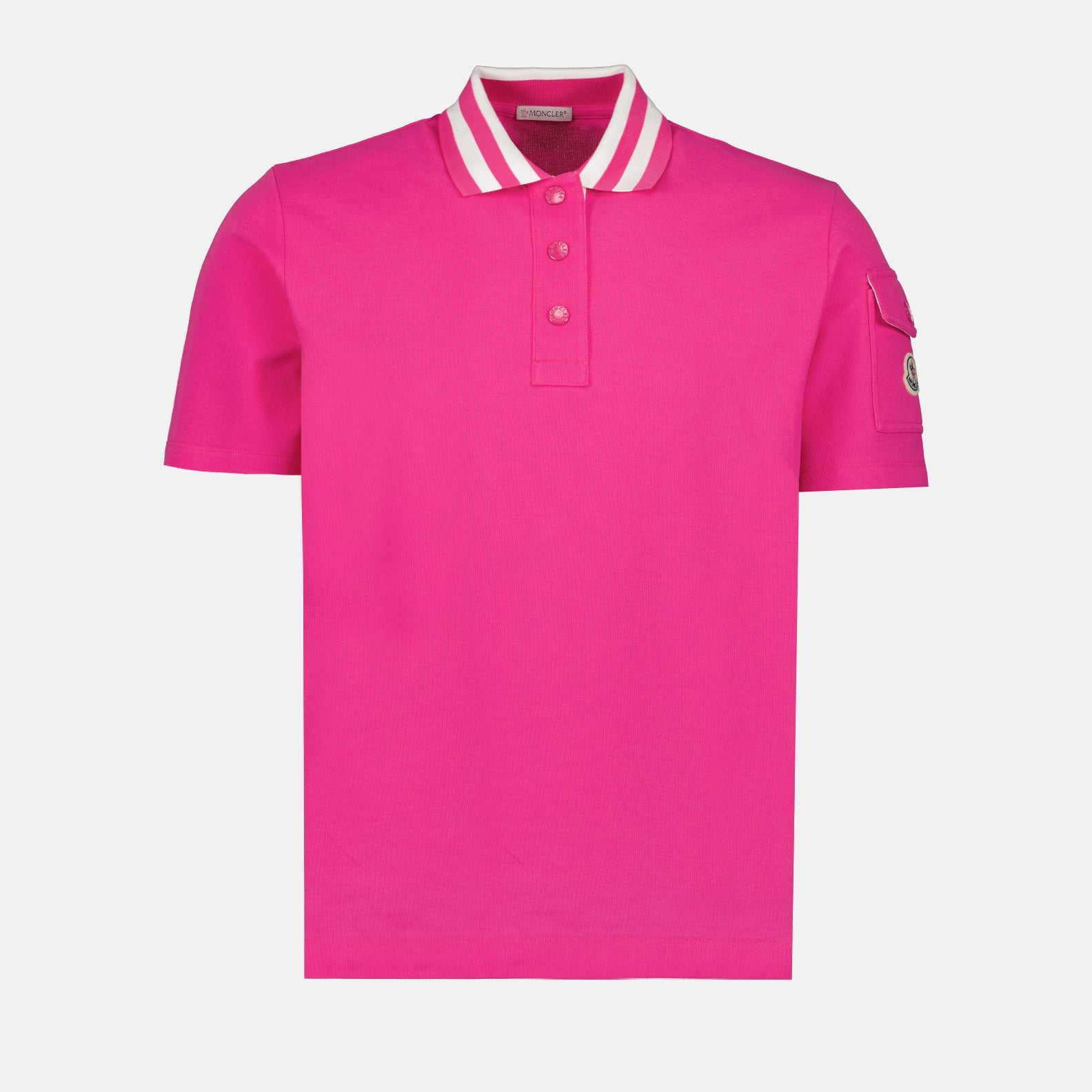 Polos Polo à logo Moncler Rosa Femme