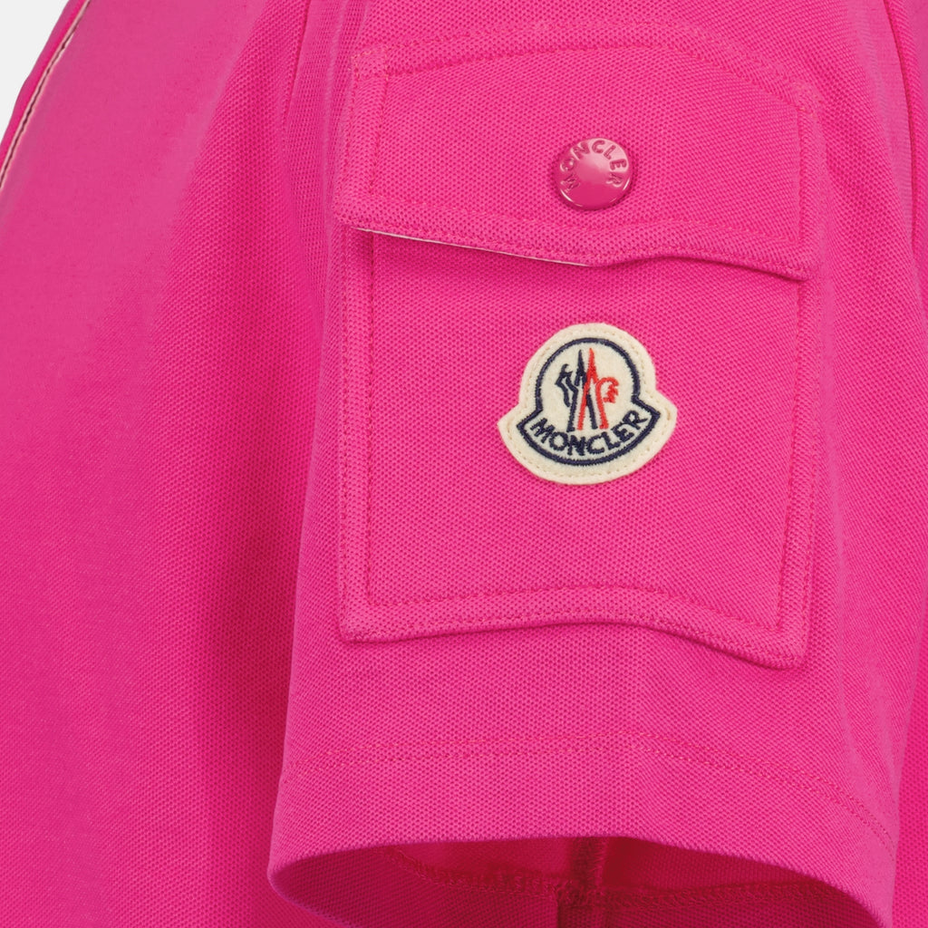 Polos Polo à logo Moncler Rosa Femme