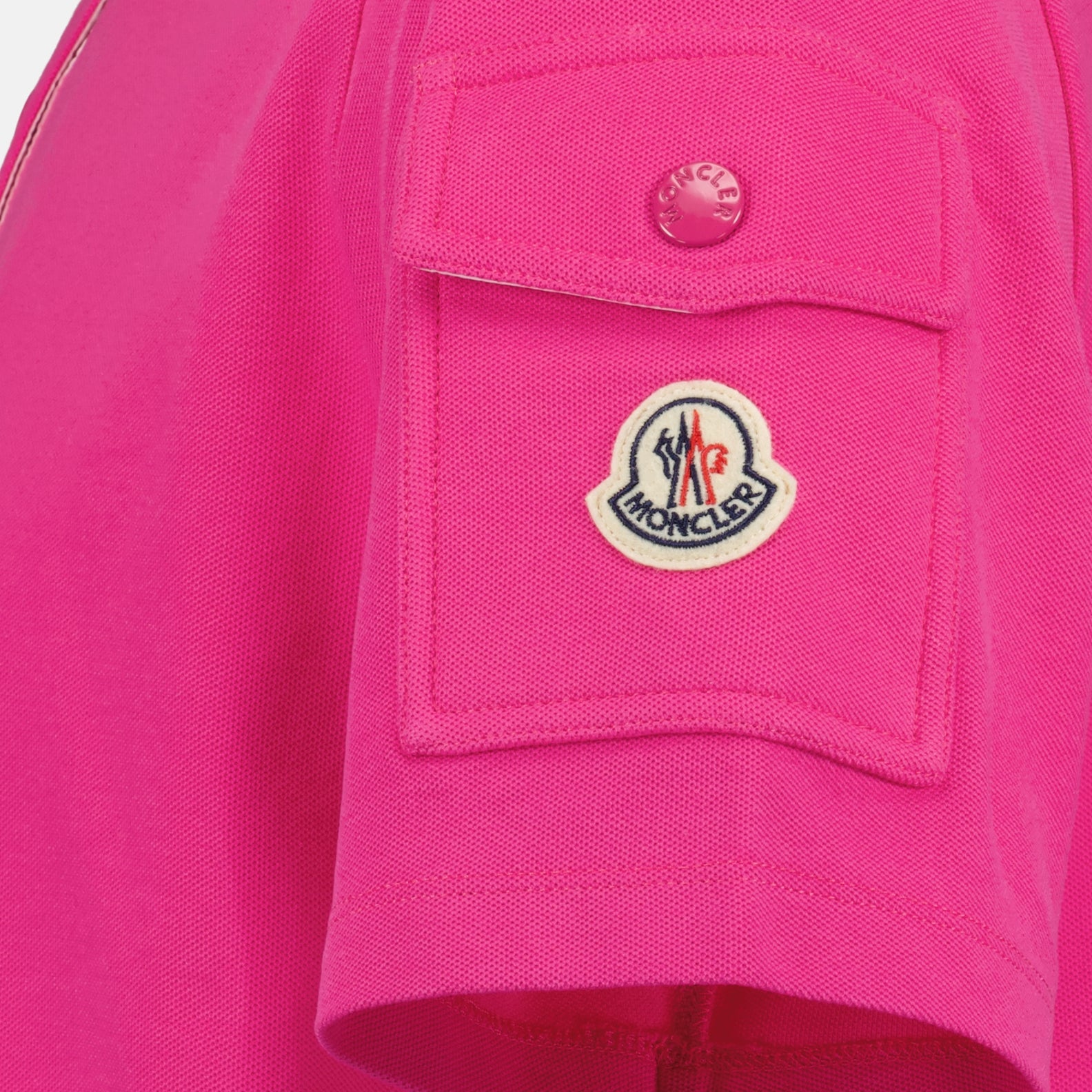 Polos Polo à logo Moncler Rosa Femme