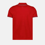 Polos Polo à logo et liseré Rouge Moncler Rojo Homme