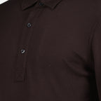 Polos Polo Sebastian en cachemire Orlebar Brown Marrón Homme