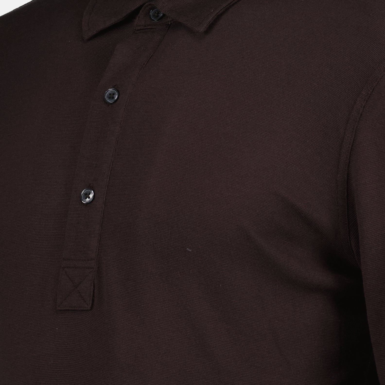 Polos Polo Sebastian en cachemire Orlebar Brown Marrón Homme