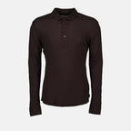 Polos Polo Sebastian en cachemire Orlebar Brown Marrón Homme