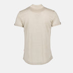 Polos Polo Sebastian en lin Orlebar Brown Bege Homme