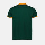 Polo Polo tricolore Moncler Verde Homme