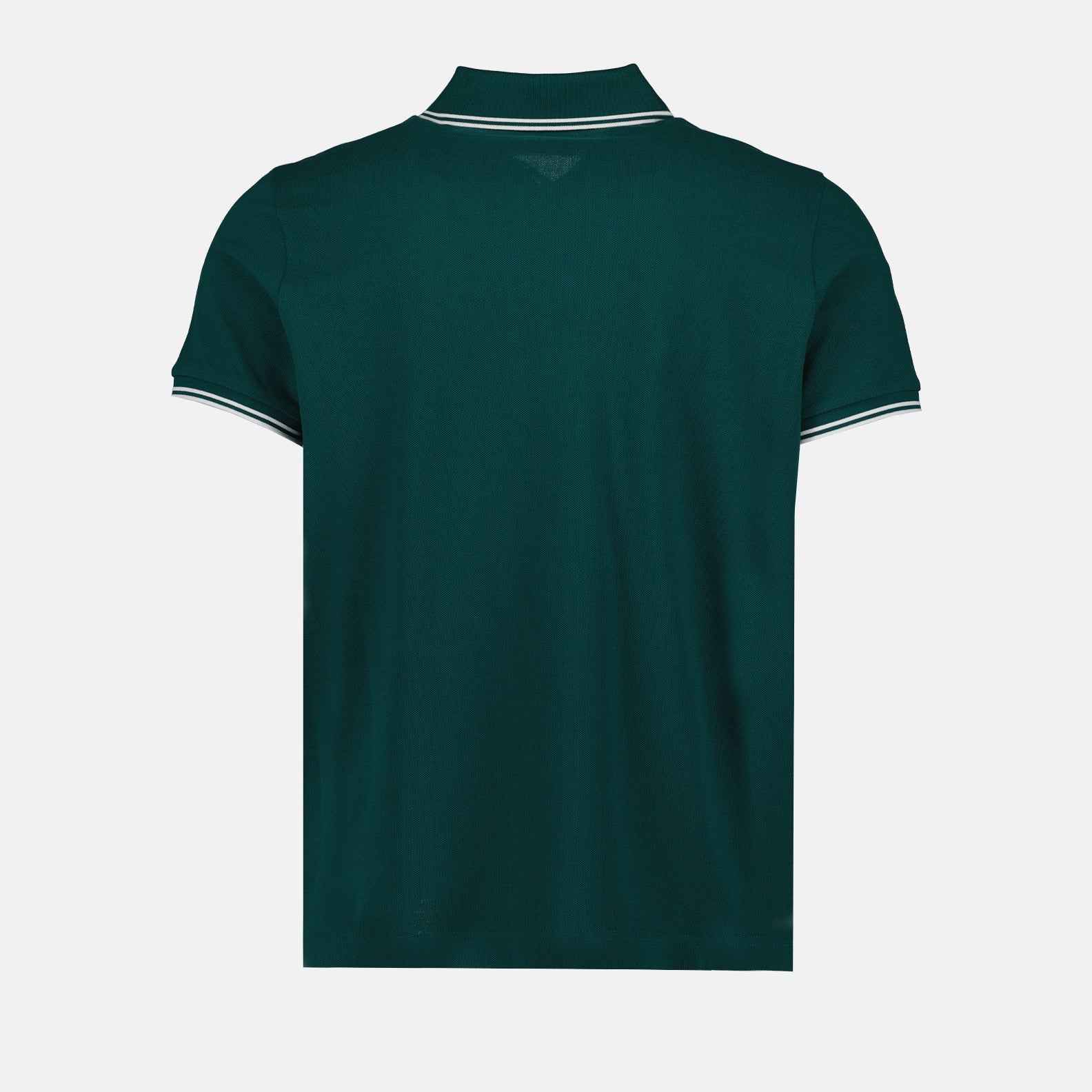 Polos Polo à logo et liseré Moncler Verde Homme
