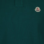 Polos Polo à logo et liseré Moncler Verde Homme