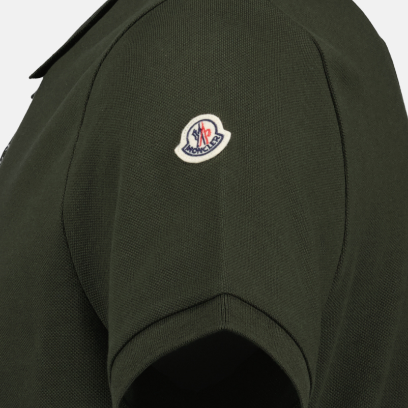 Polos Polo à logo Moncler Verde Homme