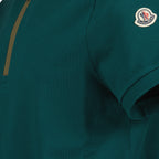 Polos Polo zippé Moncler Verde Homme