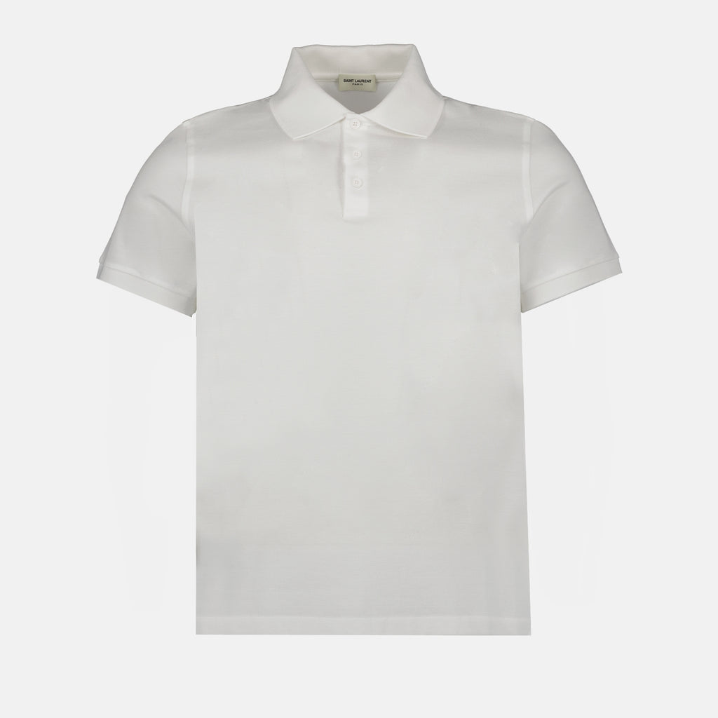 Polo shirts YSL Polo Saint Laurent White Man