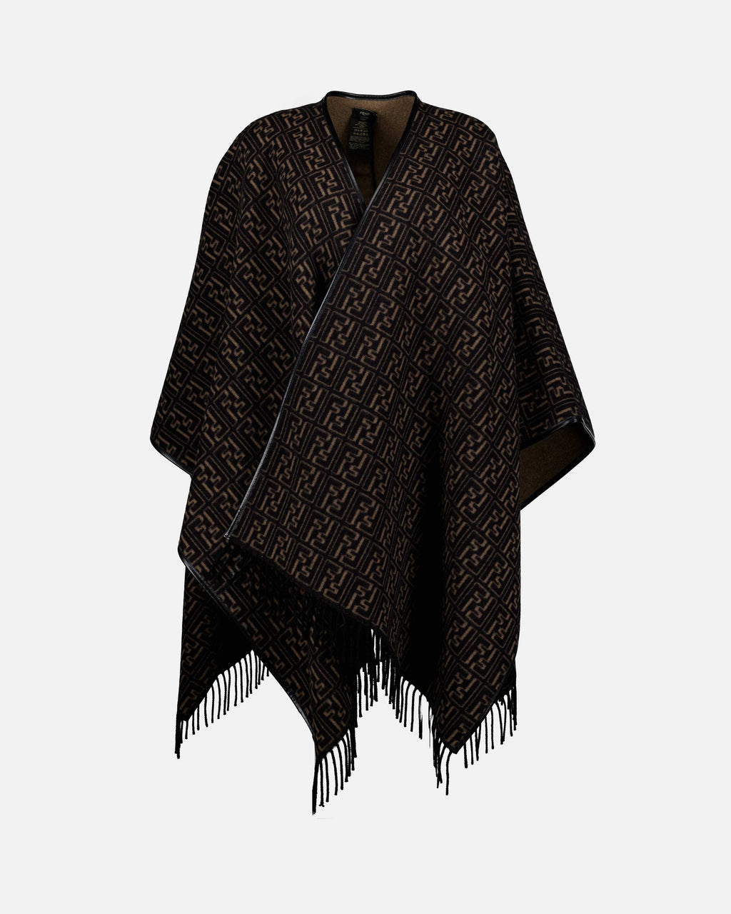 Vestes Poncho FF Fendi Marron Unisexe