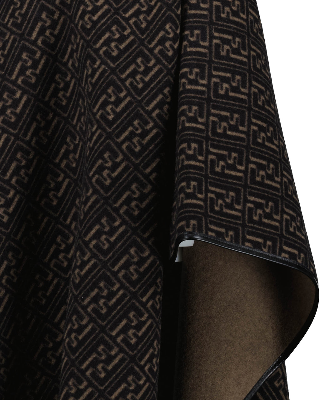 Vestes Poncho FF Fendi Marron Unisexe