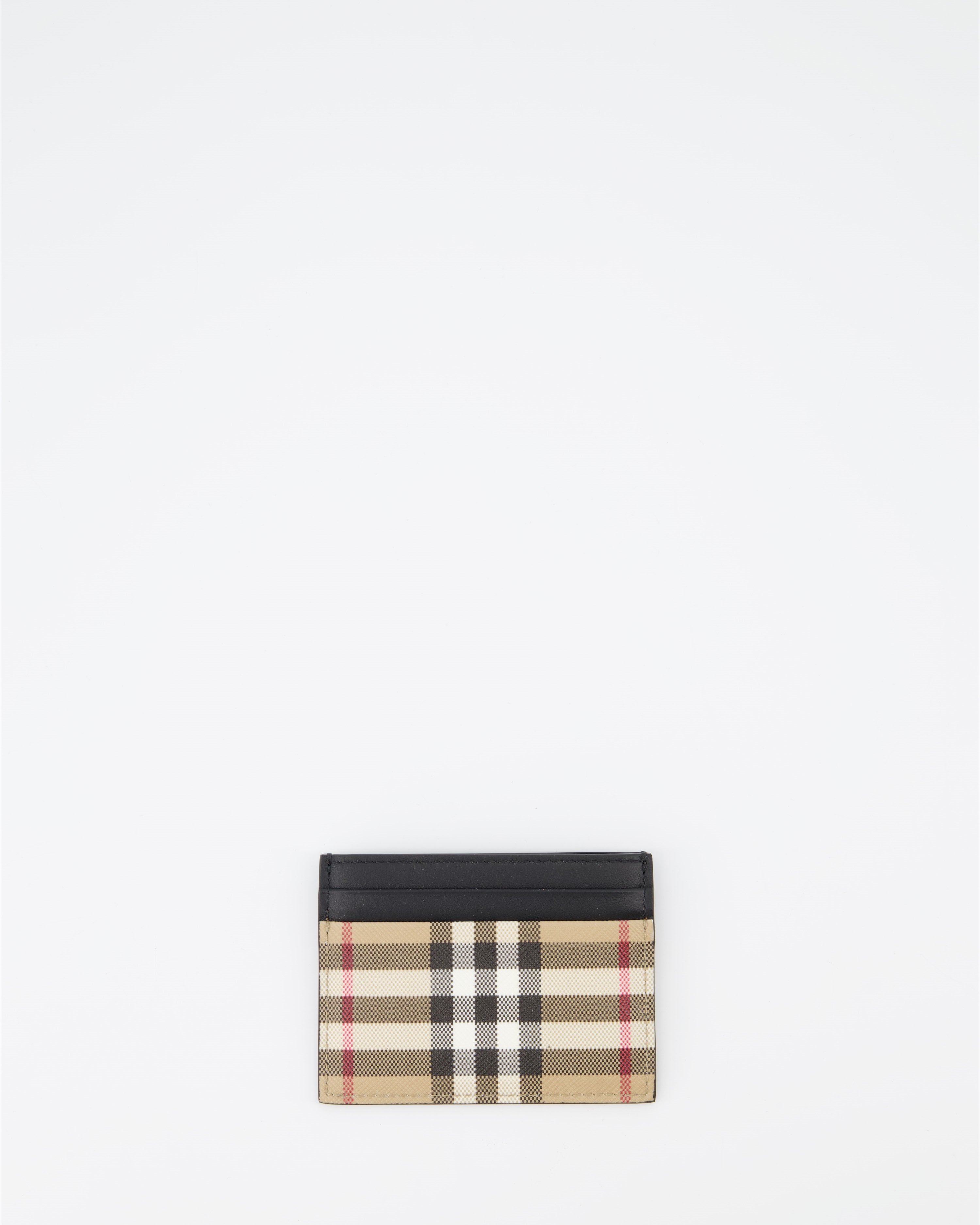 Petite maroquinerie Porte-cartes à carreaux Burberry Beige Homme