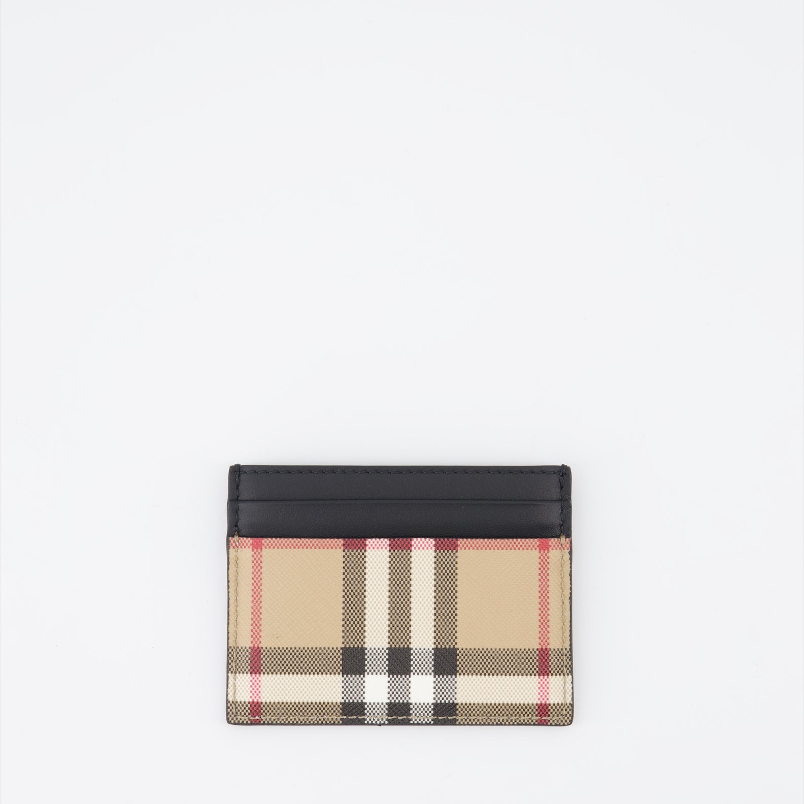 Petite maroquinerie Porte-cartes à carreaux Burberry Beige Femme