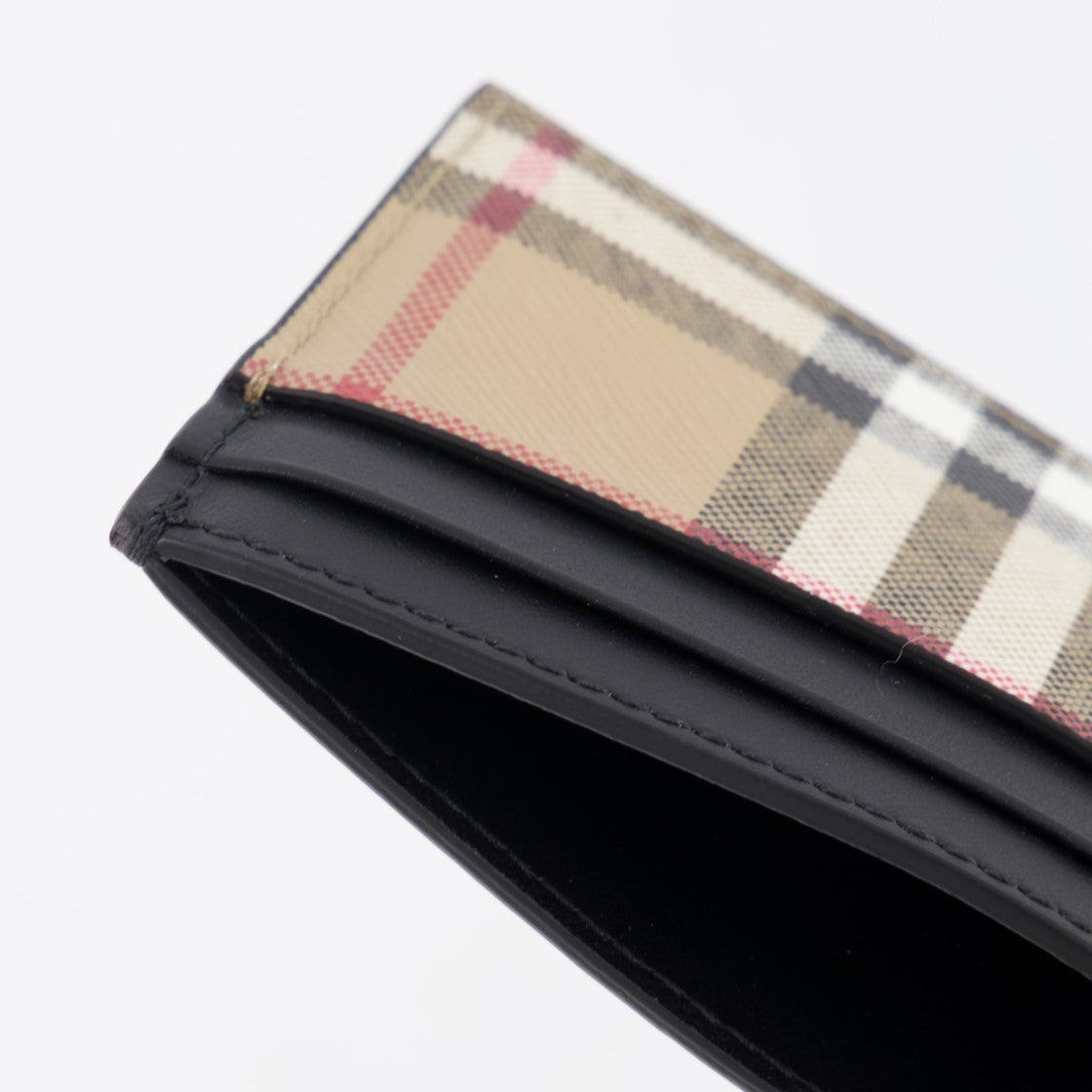 Petite maroquinerie Porte-cartes à carreaux Burberry Beige Femme