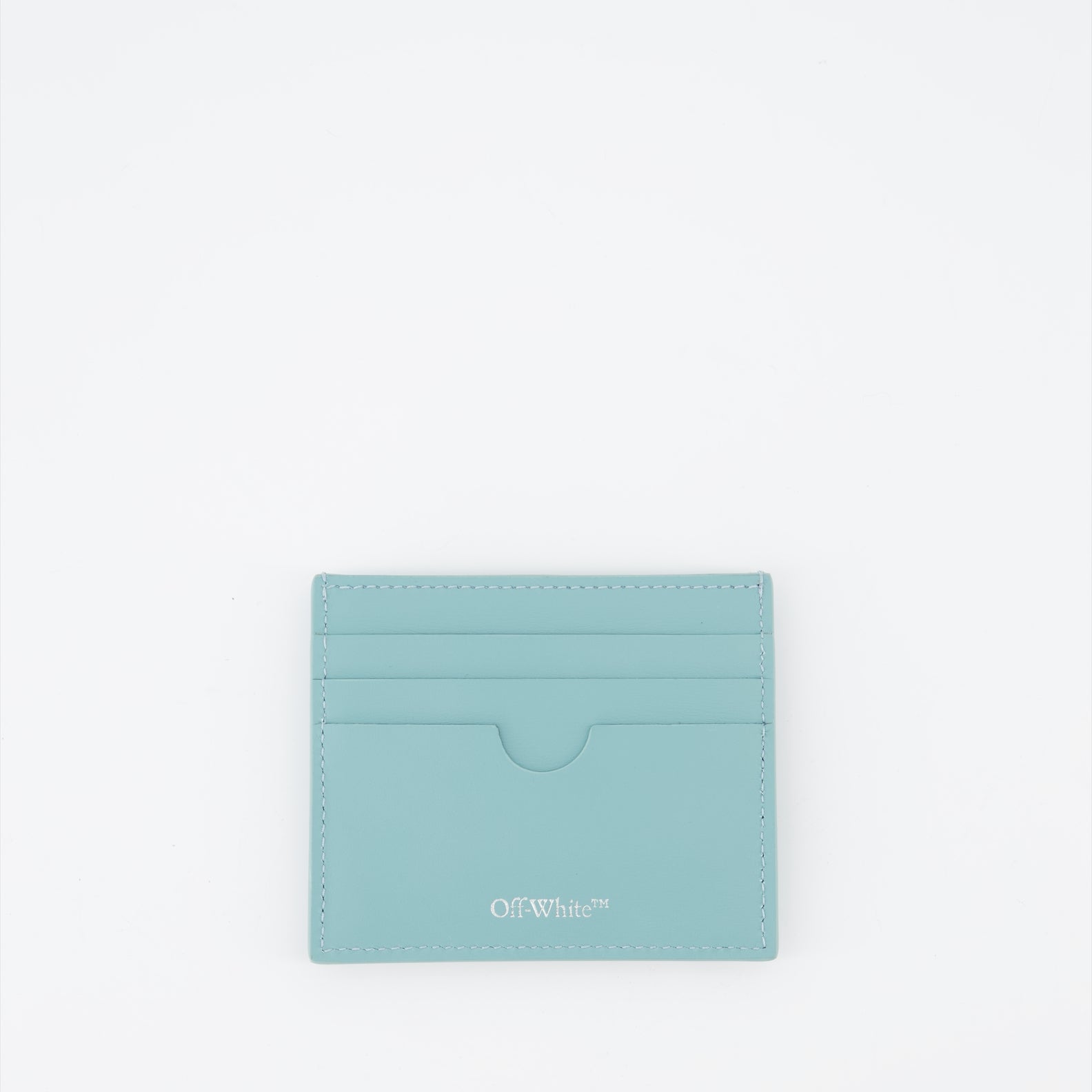 Small leather goods Jitney card holder Off-White Blue Women