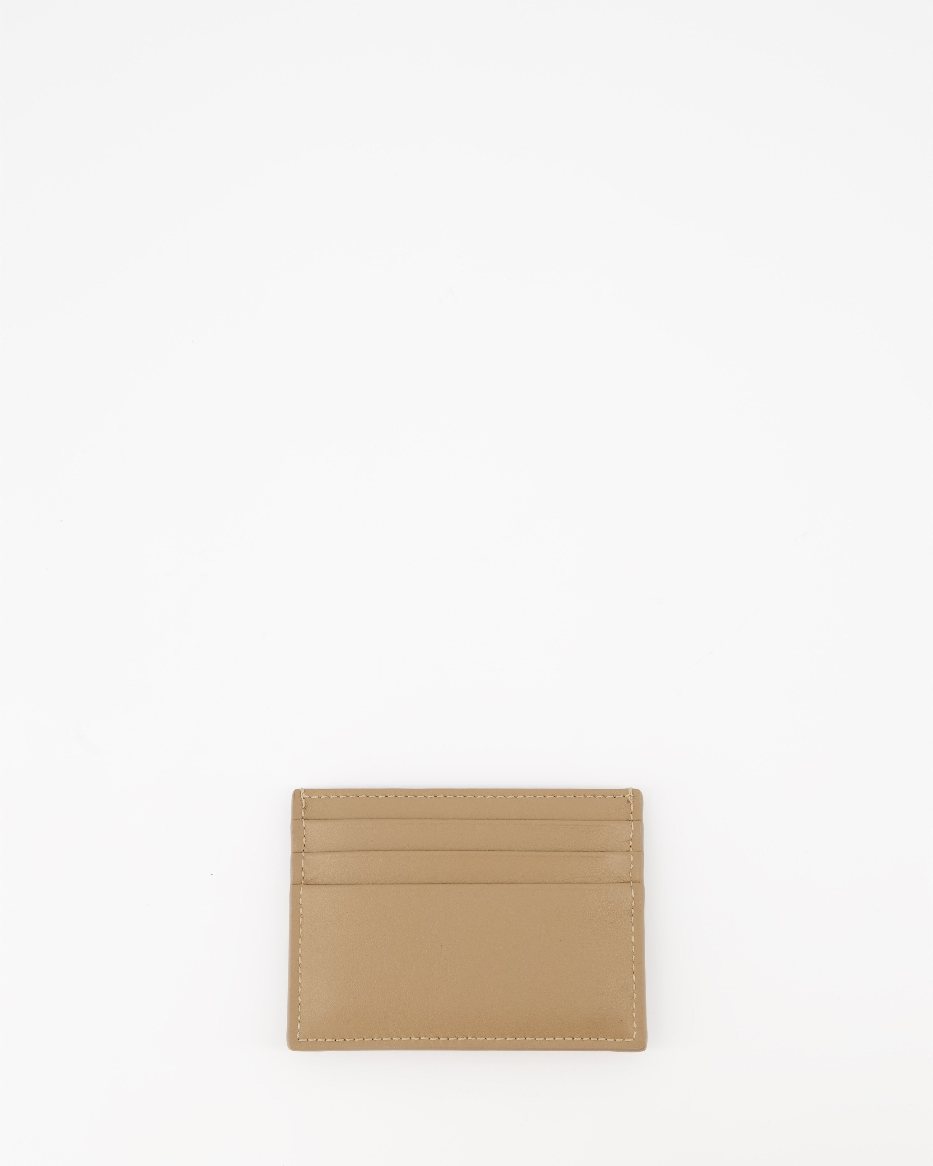 Small leather goods Harness card holder Alexander McQueen Beige Man