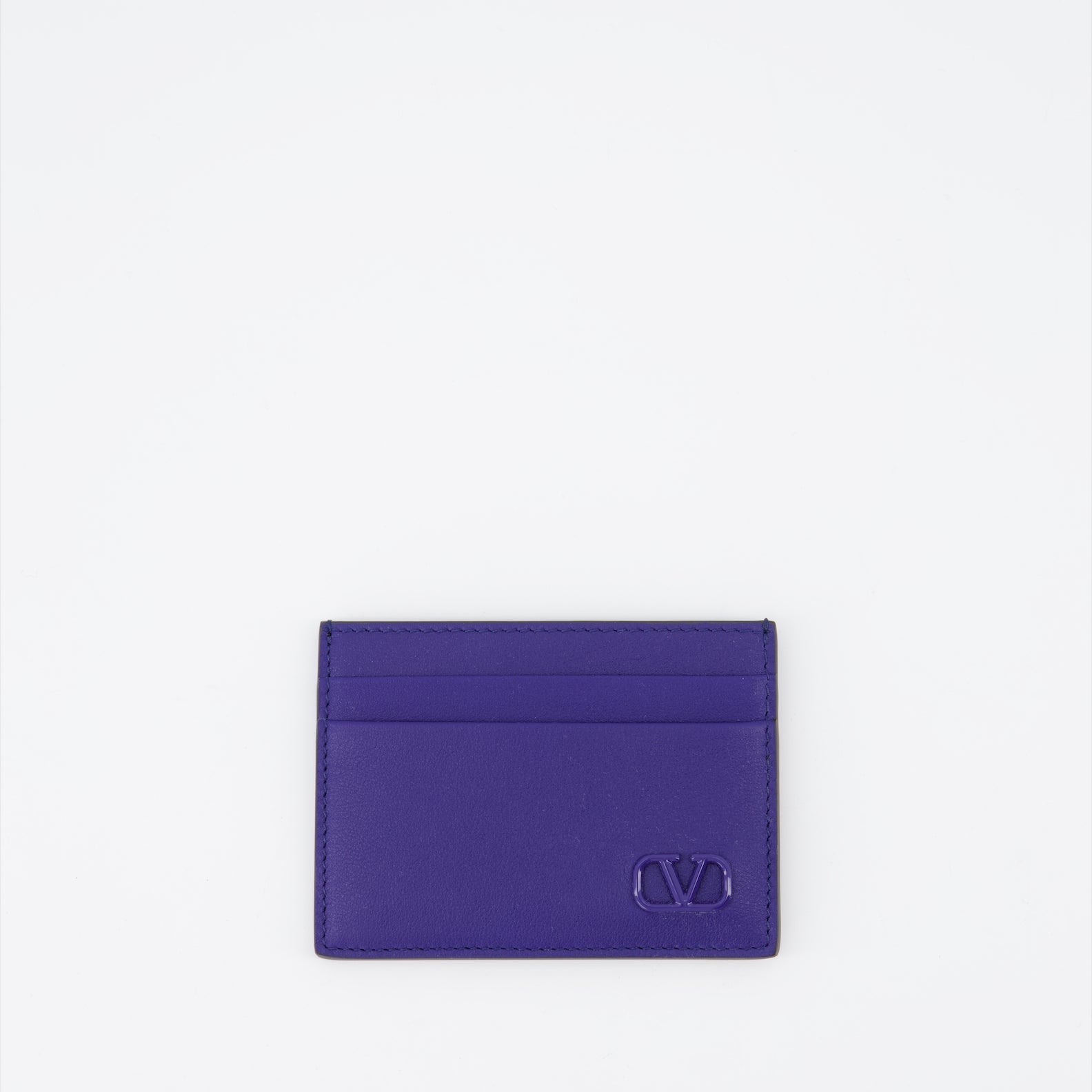 スモールレザーグッズ Vロゴカードホルダー Valentino Garavani 青 男
