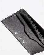 Pequeños artículos de cuero Porte-cartes Diag Off-White Negro Homme