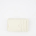 Pequeños artículos de cuero Porte-cartes en cuir Off-White Blanco Femme