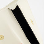 Pequeños artículos de cuero Porte-cartes en cuir Off-White Blanco Femme