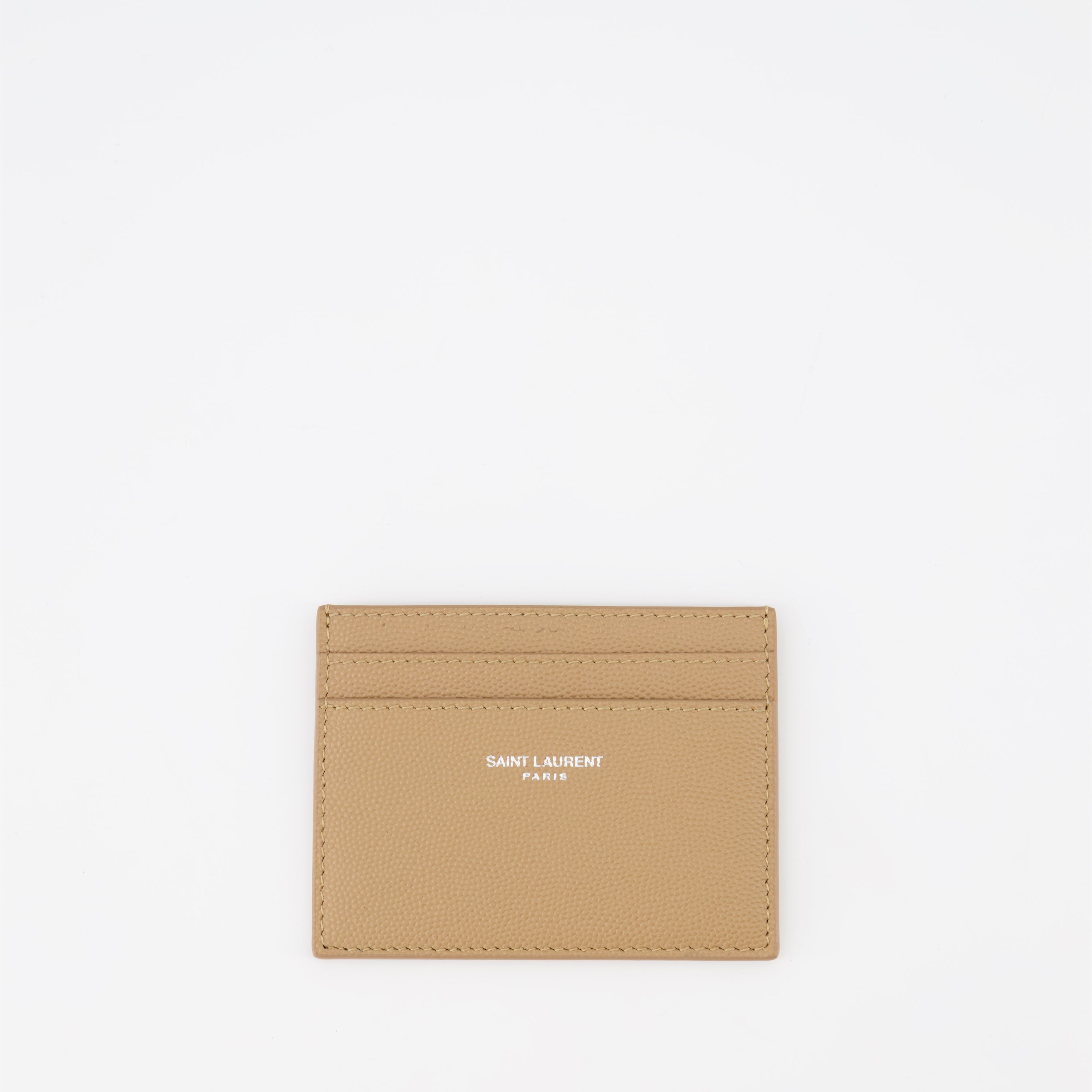 Porte cartes en cuir grainé