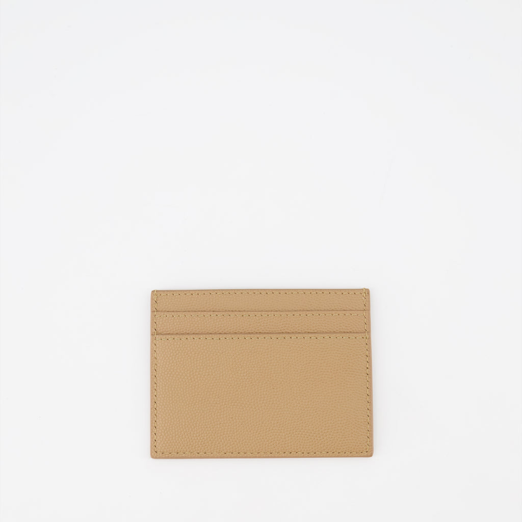 Porte cartes en cuir grainé