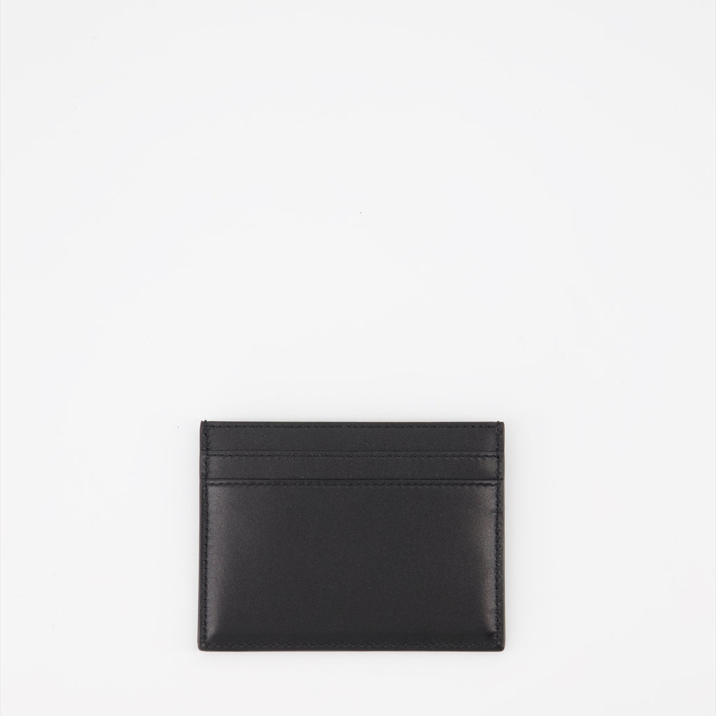 Petite maroquinerie Porte-cartes en cuir Saint Laurent Noir Homme