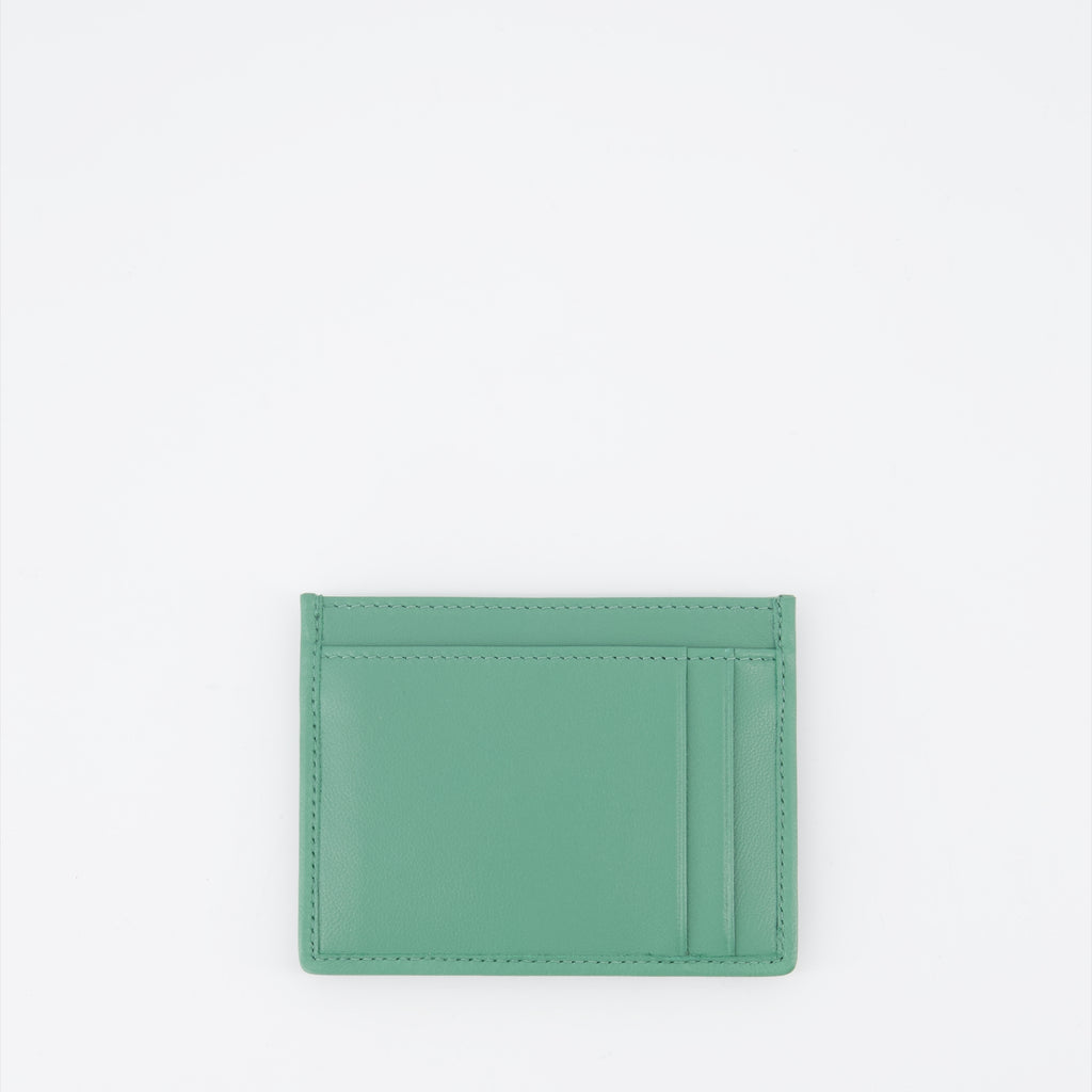 Small leather goods Quilted leather card holder Miu Miu Green Women