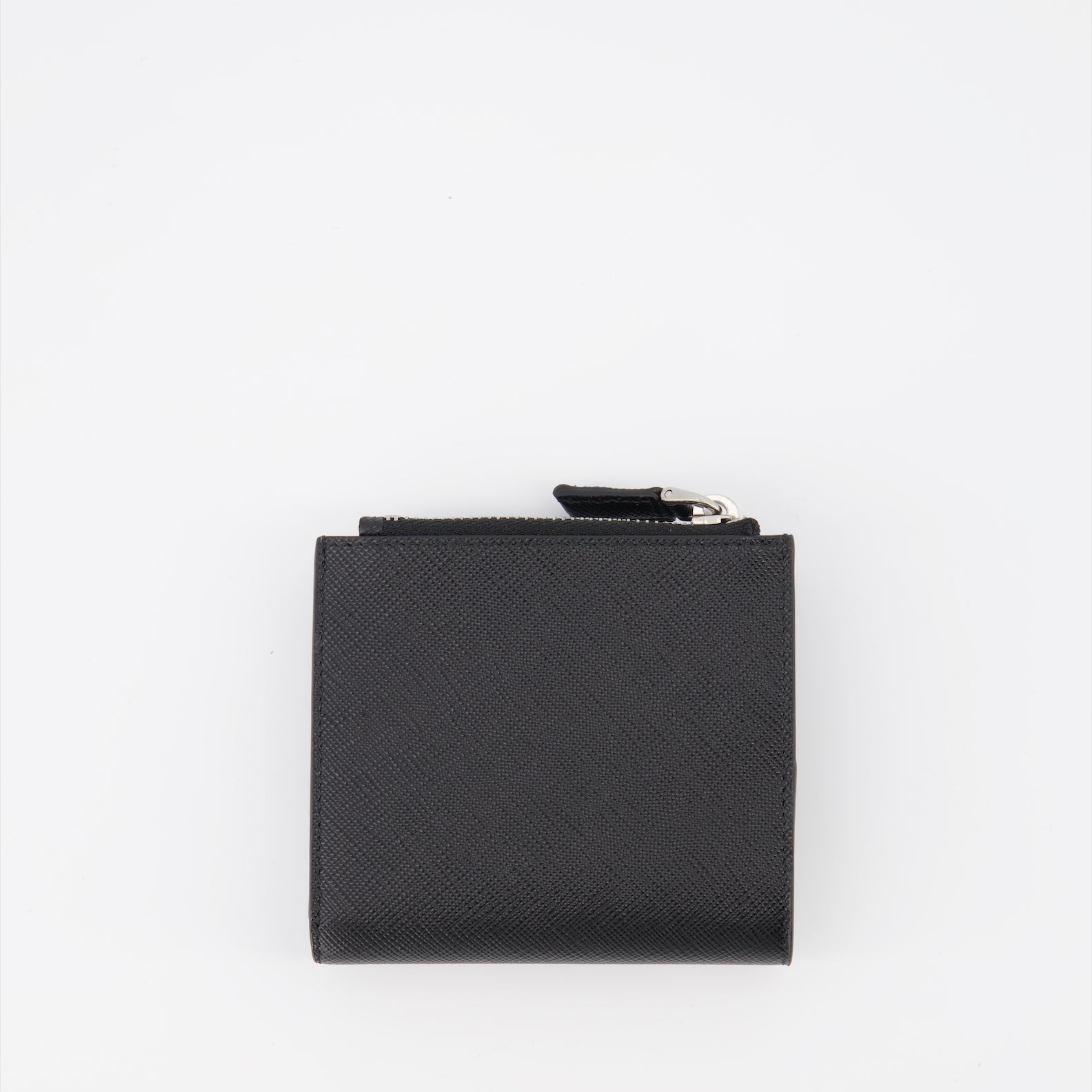 Small leather goods Saffiano card holder Prada Black Man