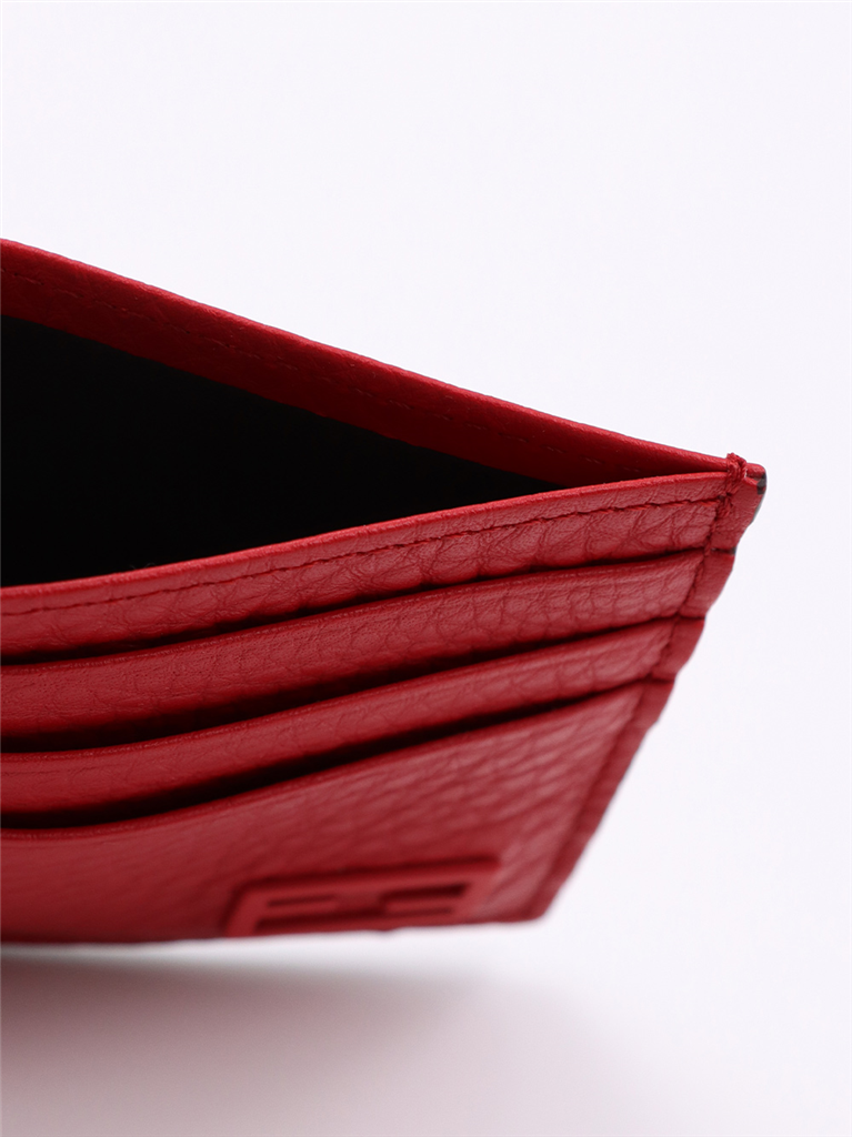 Small leather goods FF card holder Fendi Red Man